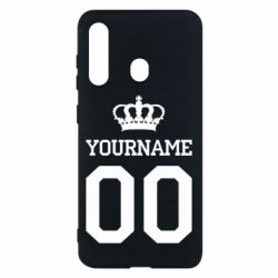 Чохол для Samsung M40 Ваше ім'я корона - PrintSalon