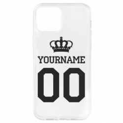 Чохол для iPhone 12 Pro Ваше ім'я корона - PrintSalon