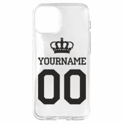 Чохол для iPhone 12 mini Ваше ім'я корона - PrintSalon