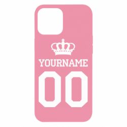Чохол для iPhone 12 Pro Max Ваше ім'я корона - PrintSalon