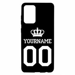 Чохол для Samsung A72 5G Ваше ім'я корона - PrintSalon