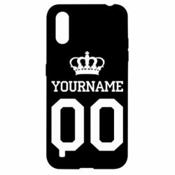 Чохол для Samsung A01 / M01 Ваше ім'я корона - PrintSalon