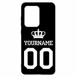 Чохол для Samsung S20 Ultra Ваше ім'я корона - PrintSalon