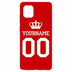 Чохол для Samsung Note 10 Lite Ваше ім'я корона - PrintSalon
