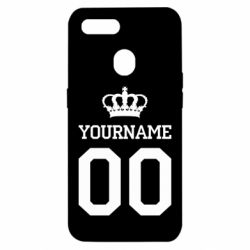Чохол для Oppo A5s / A12Ваше ім'я корона - PrintSalon
