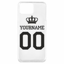Чохол для Oppo A73Ваше ім'я корона - PrintSalon