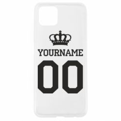 Чохол для Oppo A92sВаше ім'я корона - PrintSalon