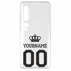 Чохол для Xiaomi Mi10 / 10 Pro Ваше ім'я корона - PrintSalon