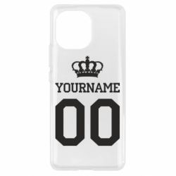 Чохол для Xiaomi Mi11 Ваше ім'я корона - PrintSalon