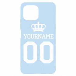 Чохол для Xiaomi Mi11 Lite Ваше ім'я корона - PrintSalon
