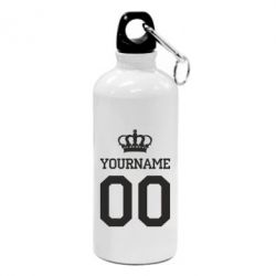 Фляга Ваше ім'я корона - PrintSalon