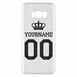 Чохол для Samsung S8 Ваше ім'я корона - PrintSalon