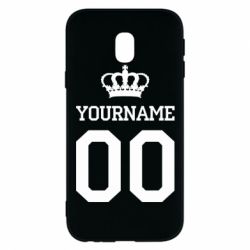 Чохол для Samsung J3 2017 Ваше ім'я корона - PrintSalon