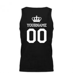 Майка чоловіча Ваше ім'я корона - PrintSalon