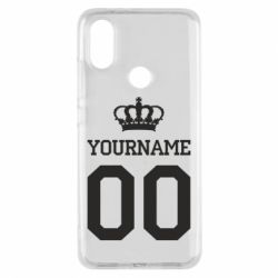Чохол для Xiaomi Mi A2 Ваше ім'я корона - PrintSalon