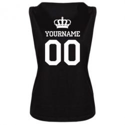 Майка жіноча Ваше ім'я корона - PrintSalon