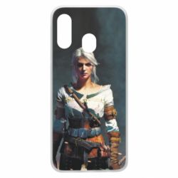 Чехол для Samsung A40 Ведьмак Цирилла - PrintSalon
