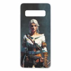 Чехол для Samsung S10 Ведьмак Цирилла - PrintSalon
