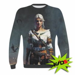 Детский 3D свитшот Ведьмак Цирилла - PrintSalon