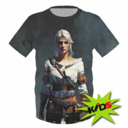 Детская 3D футболка Ведьмак Цирилла - PrintSalon