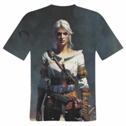 Мужская футболка 3D Ведьмак Цирилла - PrintSalon