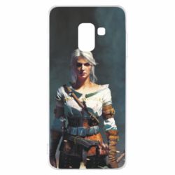 Чехол для Samsung A8 2018 Ведьмак Цирилла - PrintSalon