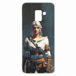 Чехол для Samsung A8+ 2018 Ведьмак Цирилла - PrintSalon
