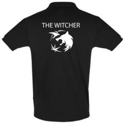 Мужское поло Ведьмак и лого - PrintSalon