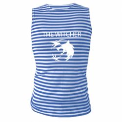 Майка-тільняшка Ведьмак и лого - PrintSalon