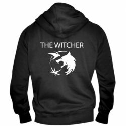 Чоловіче худі на блискавці Ведьмак и лого - PrintSalon