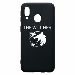 Чохол для Samsung A40 Ведьмак и лого - PrintSalon