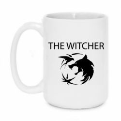 Чашка 420ml Ведьмак и лого - PrintSalon