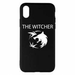 Чохол для iPhone X/Xs Ведьмак и лого - PrintSalon
