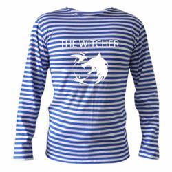 Тільник з довгим рукавом Ведьмак и лого - PrintSalon