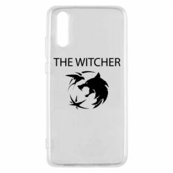 Чохол для Huawei P20 Ведьмак и лого - PrintSalon