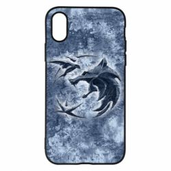 Чохол для iPhone X/Xs Відьмак лого на мапі - PrintSalon