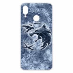 Чохол для Huawei P Smart Plus 2018 Відьмак лого на мапі - PrintSalon