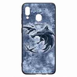 Чохол для Samsung A30 Відьмак лого на мапі
