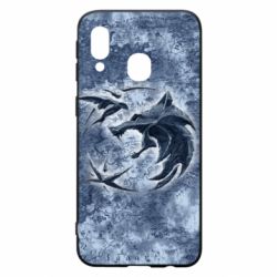 Чохол для Samsung A40 Відьмак лого на мапі - PrintSalon