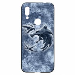 Чохол для Xiaomi Redmi 7 Відьмак лого на мапі - PrintSalon