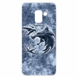 Чохол для Samsung A8 2018 Відьмак лого на мапі