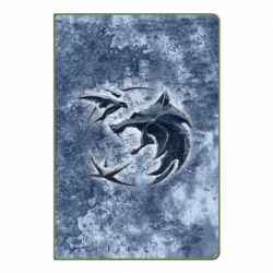 Блокнот з принтом Відьмак лого на мапі - PrintSalon