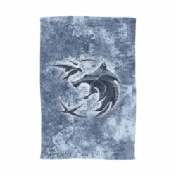 Рушник з принтом Відьмак лого на мапі - PrintSalon