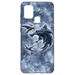 Чохол для Samsung A21s Відьмак лого на мапі - PrintSalon