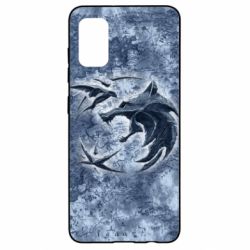 Чехол для Samsung A41 Ведьмак лого на карте