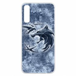 Чохол для Samsung A50 Відьмак лого на мапі - PrintSalon