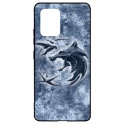 Чехол для Samsung S10 Lite Ведьмак лого на карте