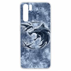 Чехол для Oppo A91/Reno3 Ведьмак лого на карте