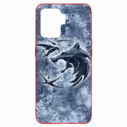 Чохол для Oppo Reno 5 Lite Відьмак лого на мапі - PrintSalon