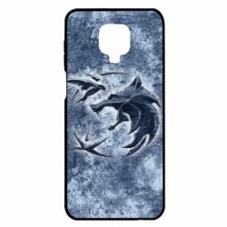 Чехол для Xiaomi Redmi Note 9S/9Pro/9Pro Max Ведьмак лого на карте